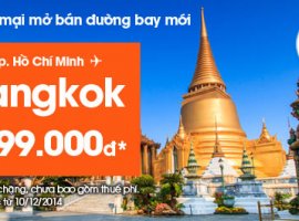 Jetstar khuyến mãi vé Bangkok 199 ngàn