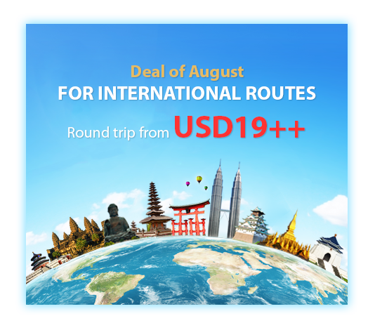 Vietnam Airlines khuyến mãi vé quốc tế 19 USD
