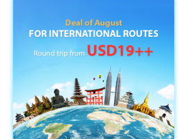 Vietnam Airlines khuyến mãi vé quốc tế 19 USD