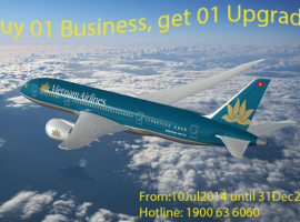 Vietnam Airlines khuyến mãi mua 01 tặng 01