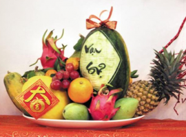 Cách trưng bày và ý nghĩa của mâm ngũ quả độc lạ