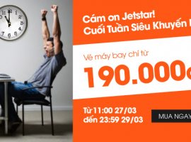 Vé máy bay giá rẻ du lịch hè chỉ 199k