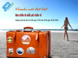 Năm ngày vàng Jetstar mua chiều đi miễn phí chiều về