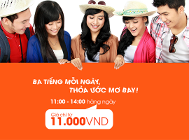 Vé máy bay khuyến mãi đi Bangkok chỉ 11000 đồng