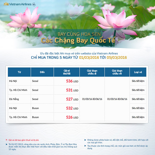 Hình ảnh VNA khuyến mãi vé máy bay giá rẻ ngắm hoa anh đào