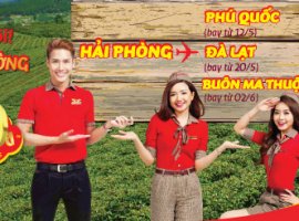Vé máy bay khuyến mãi 0 đồng du lịch hè