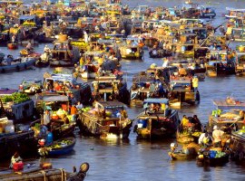 Vé máy bay khuyến mãi đi thăm Cần Thơ sông nước