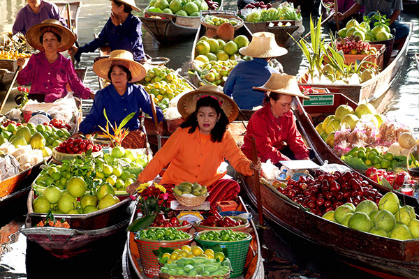 Chợ nổi Thái Lan Chợ nổi Thái Lan