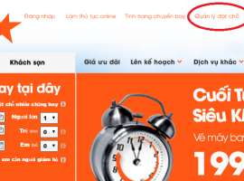 Hướng dẫn check in online Jetstar