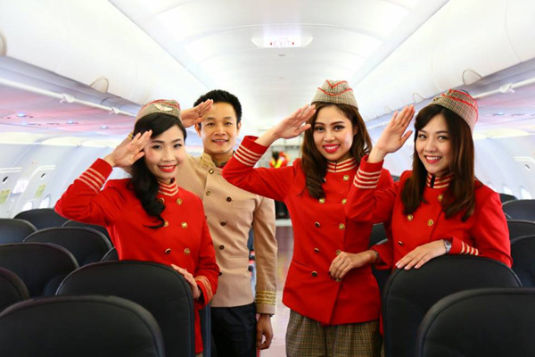 Nhân viên xinh đẹp của Vietjet Air