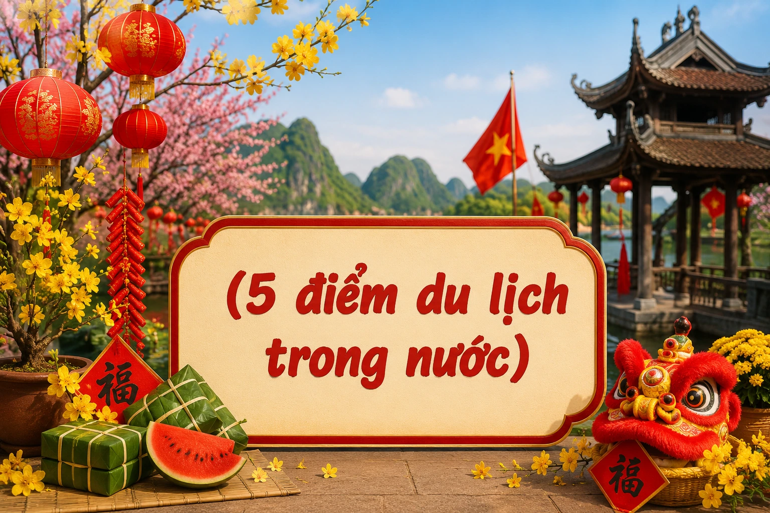 5 điểm du lịch trong nước tuyệt vời nhất Tết 2027