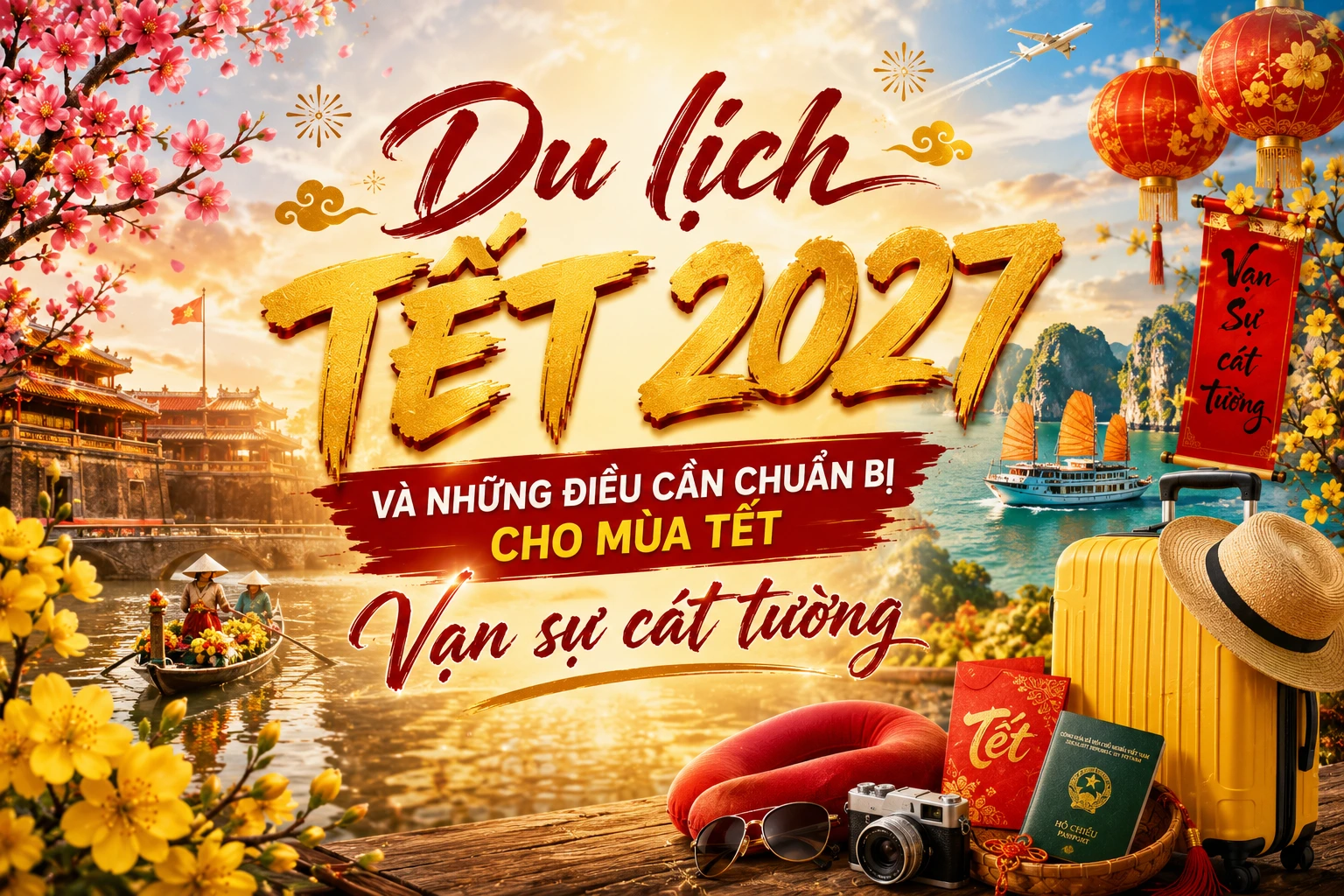 Du lịch Tết 2027 và những điều cần chuẩn bị cho mùa tết thêm Vạn Sự Cát Tường