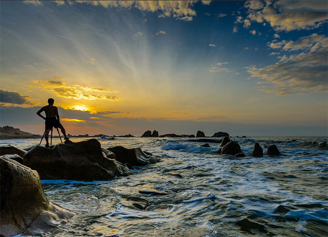 Khám phá bãi đá bảy màu La Gàn dịp Tết 2015