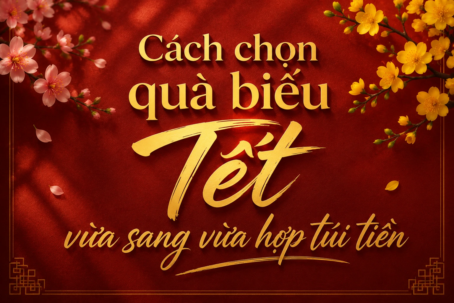 Cách chọn quà biếu Tết vừa sang vừa hợp túi tiền