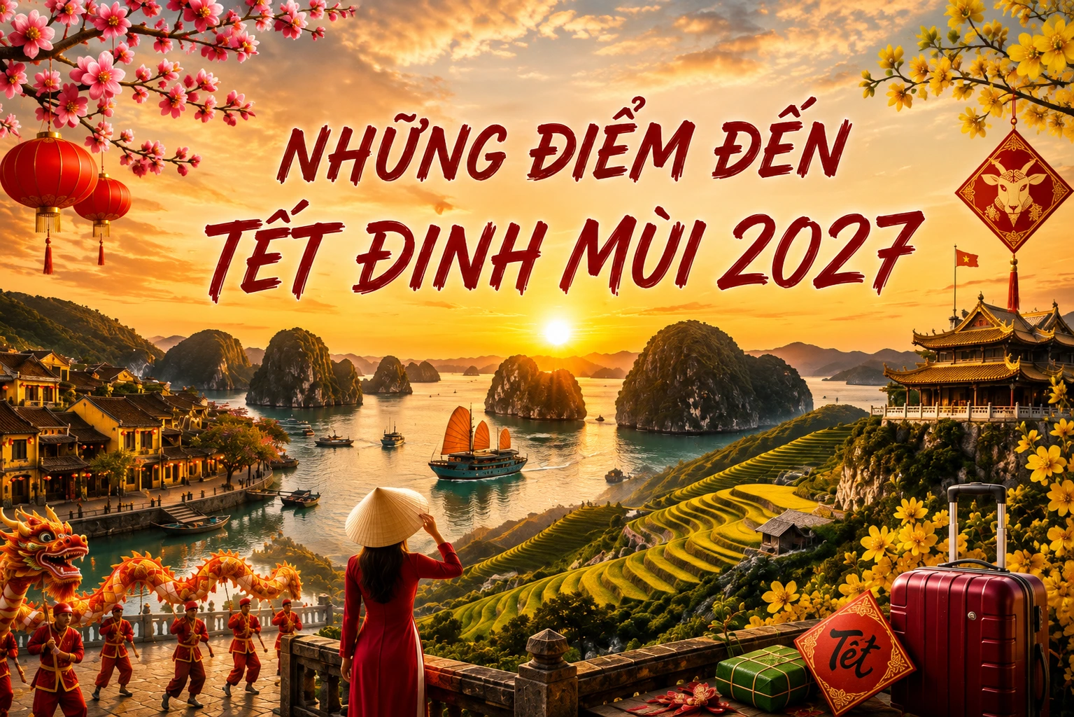 Những điểm đến thú vị trong dịp Tết Đinh Mùi 2027