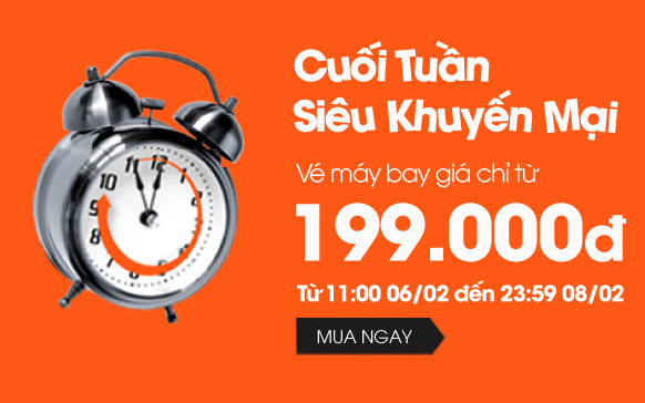 Vé máy bay khuyến mãi tháng 3 của Jetstar chỉ từ 199k