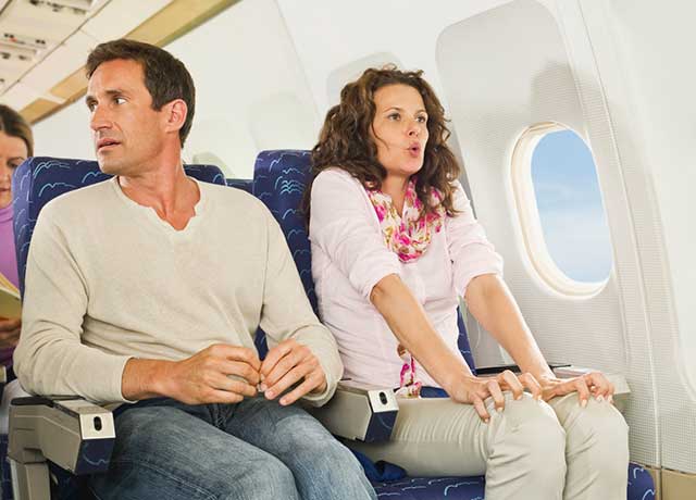 Hình ảnh để xua tan nỗi sợ khi đi máy bay