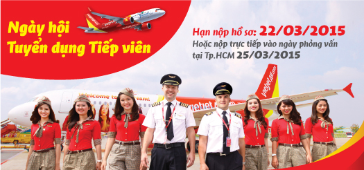 Ngày hội tuyển dụng tiếp viên của Vietjet năm 2015