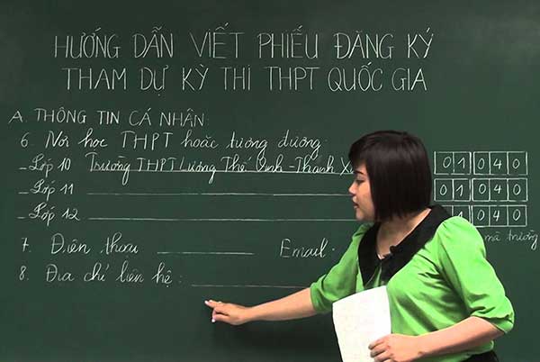 Hướng dẫn làm hồ sơ thi TNPT 2015 có lợi nhất cho học sinh