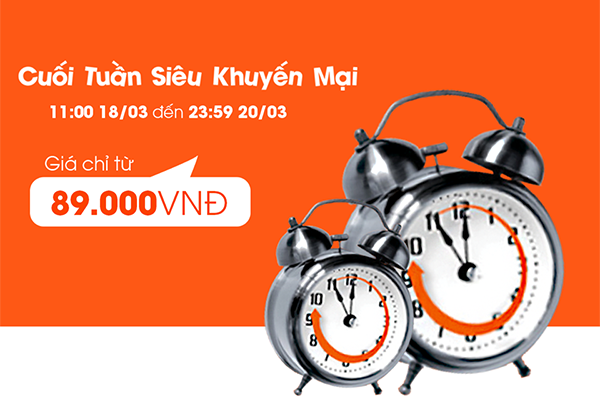 Jetstar khuyến mãi giá rẻ dịp cuối tuần