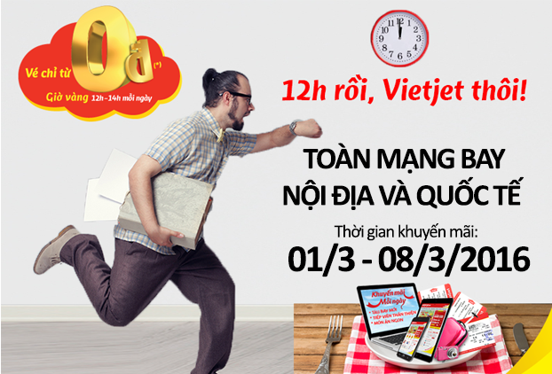 Vietjet tung 2 triệu vé khuyến mãi toàn mạng bay