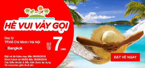 Vé máy bay khuyến mãi cực rẻ du lịch hè 2016