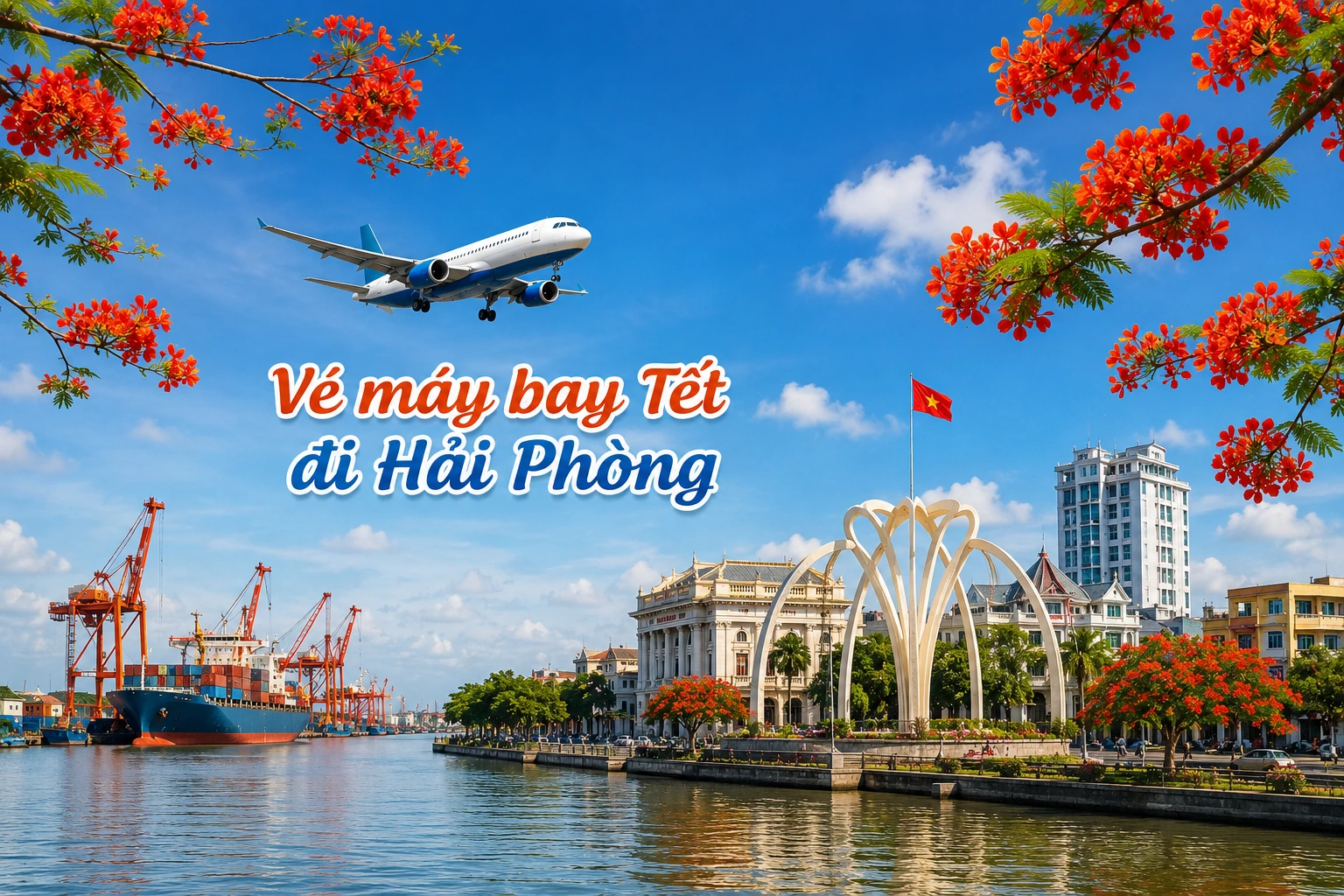 Vé máy bay Tết đi Hải Phòng giá rẻ