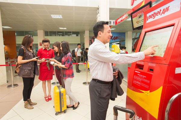 thủ tục đi máy bay Vietjet