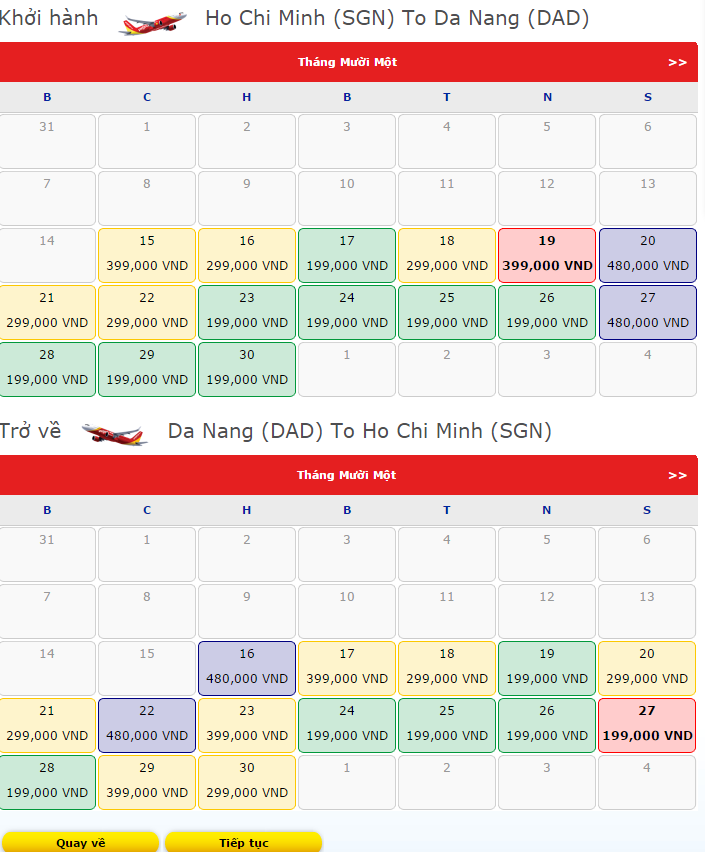 đặt vé máy bay giá rẻ Vietjet Air