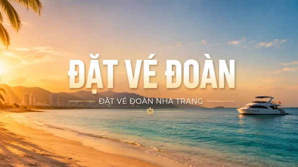 Cảnh sắc thiên nhiên tuyệt đẹp tại Nha Trang thu hút các đoàn du lịch.