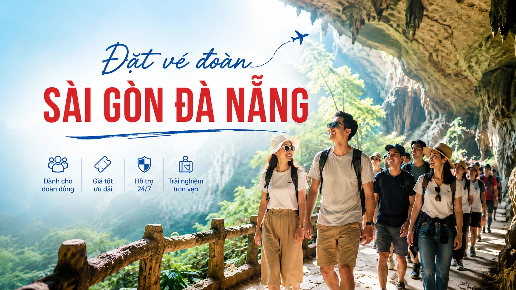 Đặt vé đoàn Sài Gòn Đà Nẵng