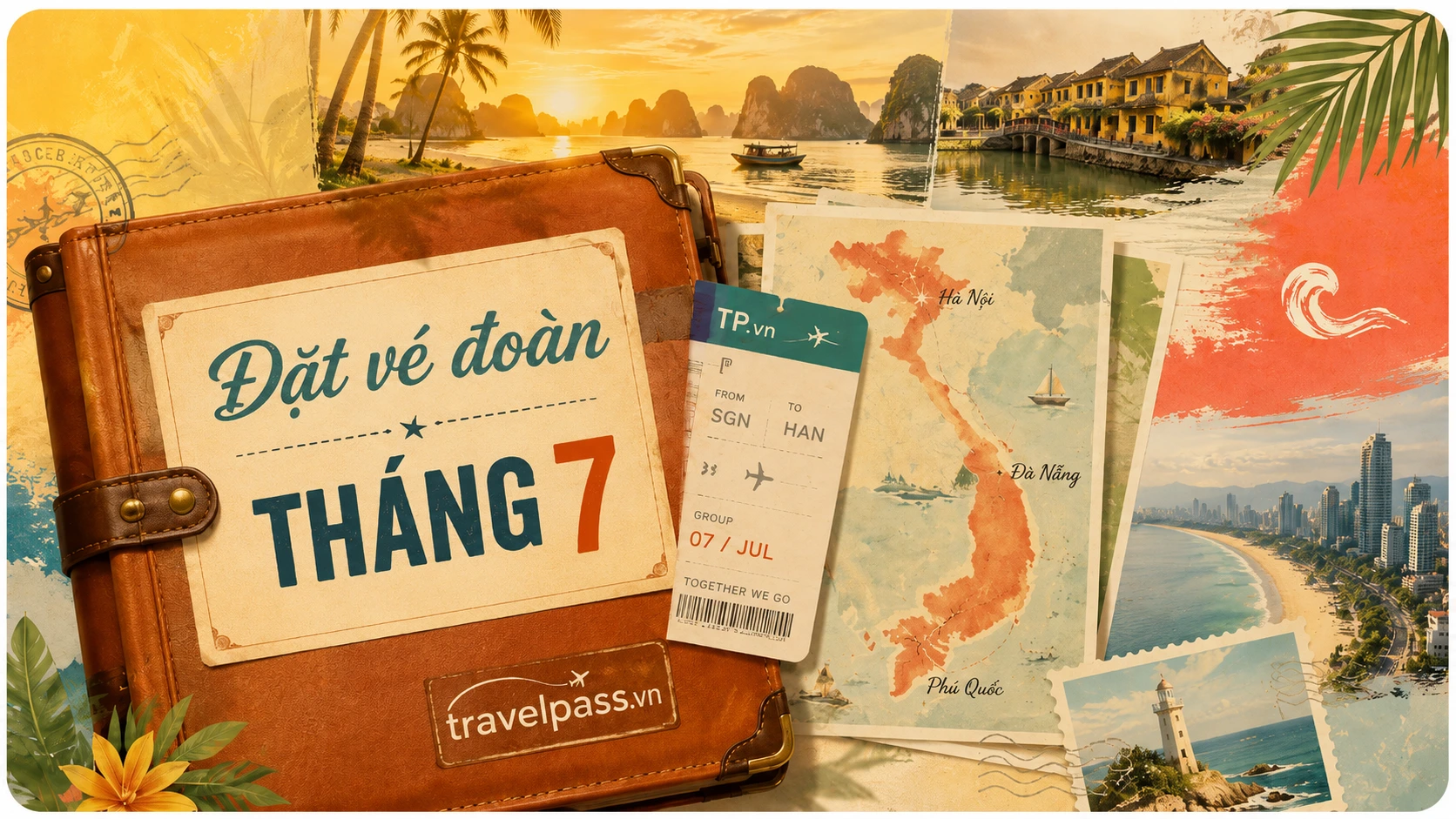 Đặt vé đoàn tháng 7 giá rẻ cách săn vé máy bay hè rẻ