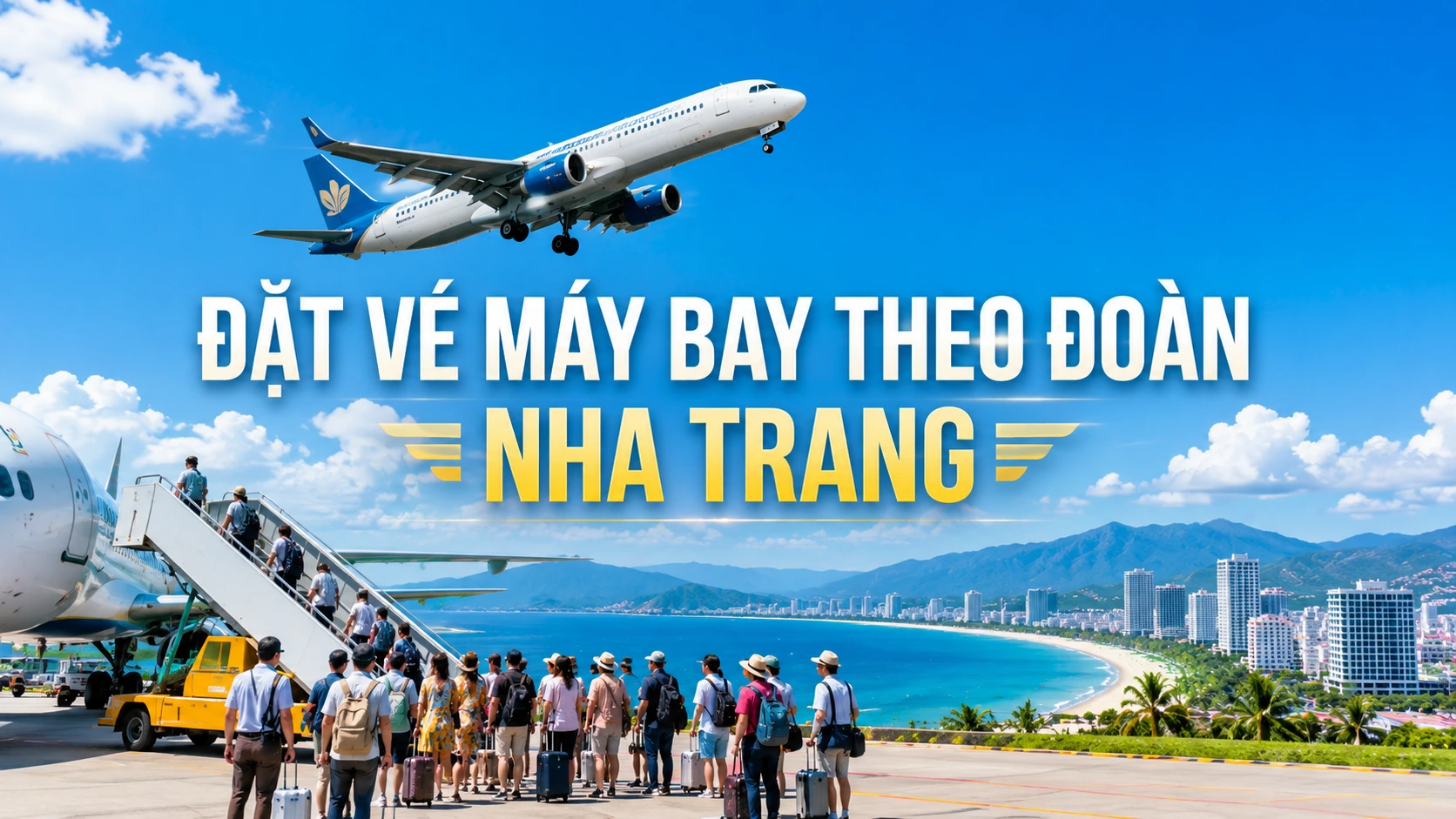 Vé máy bay theo đoàn Nha Trang