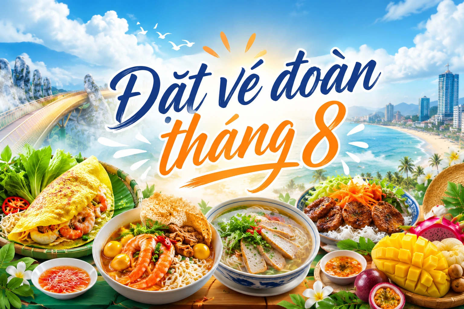 Đặt vé đoàn tháng 8 qua Travelpass.vn cho doanh nghiệp